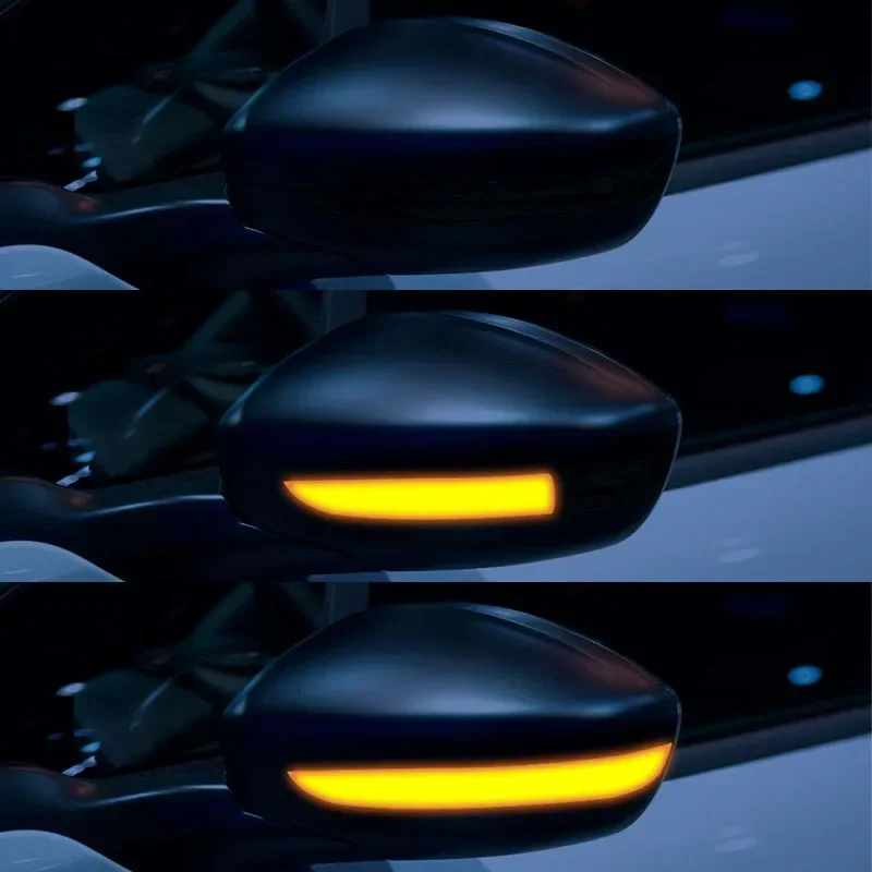 Динамический поворотный сигнал внешний зеркальный индикатор для Peugeot 208 2008 12 '-22