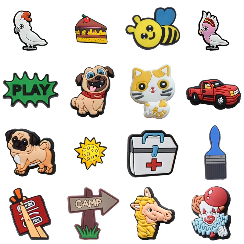 

Gifts Kids Shoe Charms Set Jeans Para Pins Decorations for Crocs Shoes Accessories Wholesale Bulk Girl Women Charm Men Packs Boy