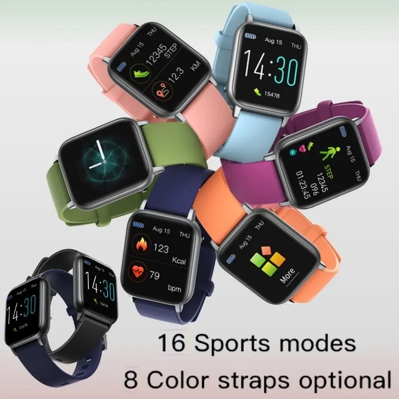 

S50 Smart Watch Touch Screen Men's Women's Multi-Function Sleep Heart Rate Fitness Body Temperature Bluetooth Watch Smart Watch