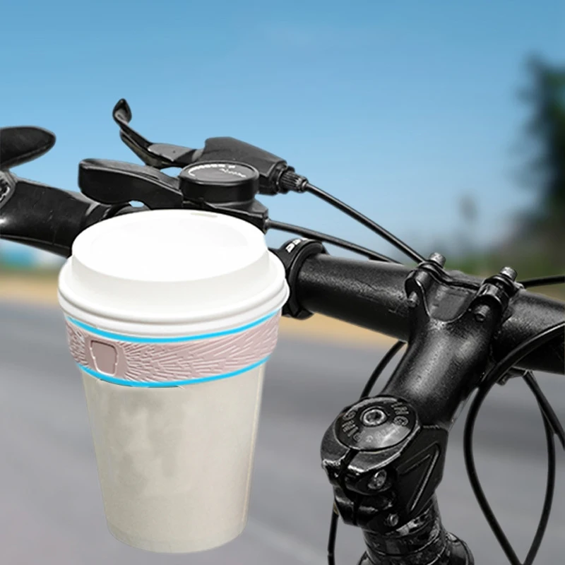 Bike Coffee Cup Bicycle Bottle Holder multicolor Tea Handlebar Rack Bracket Cage |