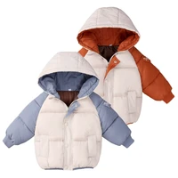 2022 winter boys coat children clothes long sleeve kids jacket for girls warm outerwear zipper hooded jackets for boys clothes