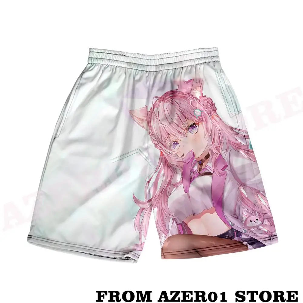 

HOLOLIVE VTuber Hakui Koyori Merch Summer Women Men Shorts Elastic Waist Streetwear Shorts Kawaii Beach pants