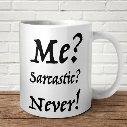 Я? Саркастик? Никогда! Кружка забавный подарок на день рождения для нее