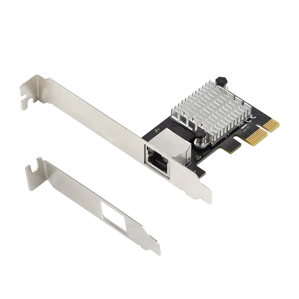 

IOCREST I225-V B3 Chips 100/1000M/2500M RJ45 Network Adapter PCIe PCI Express 2.5G Gigabit Etherent Network Lan Card