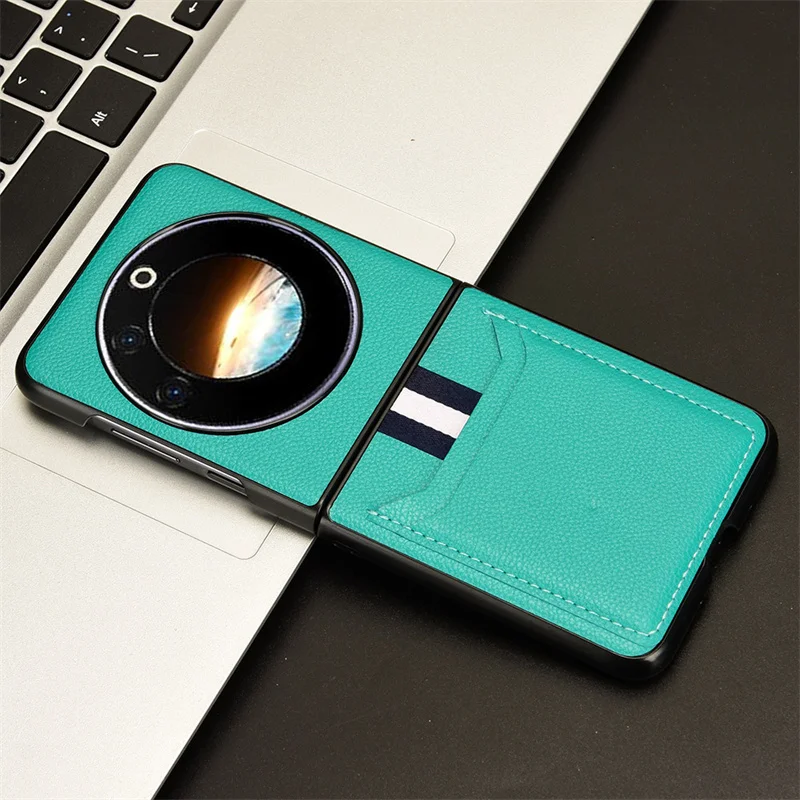 Для Tecno Phantom V Flip/V Yoga Lychee внешняя карта из искусственной кожи мобильный телефон