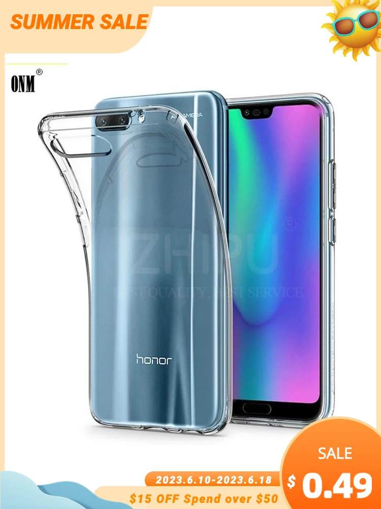 Case For Huawei Honor 10 9 8 7 6 X8 X7 X9 lite 5G TPU Clear Durable Silicone For Honor 9X 8X 8S 7X 7S 6X Transparent Back Cover