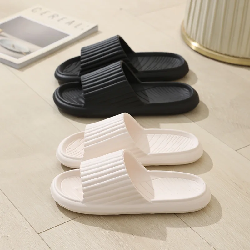 EVA deodorant household slippers female summer couple home indoor soft bottom bathroom bath non-slip sandals male summer