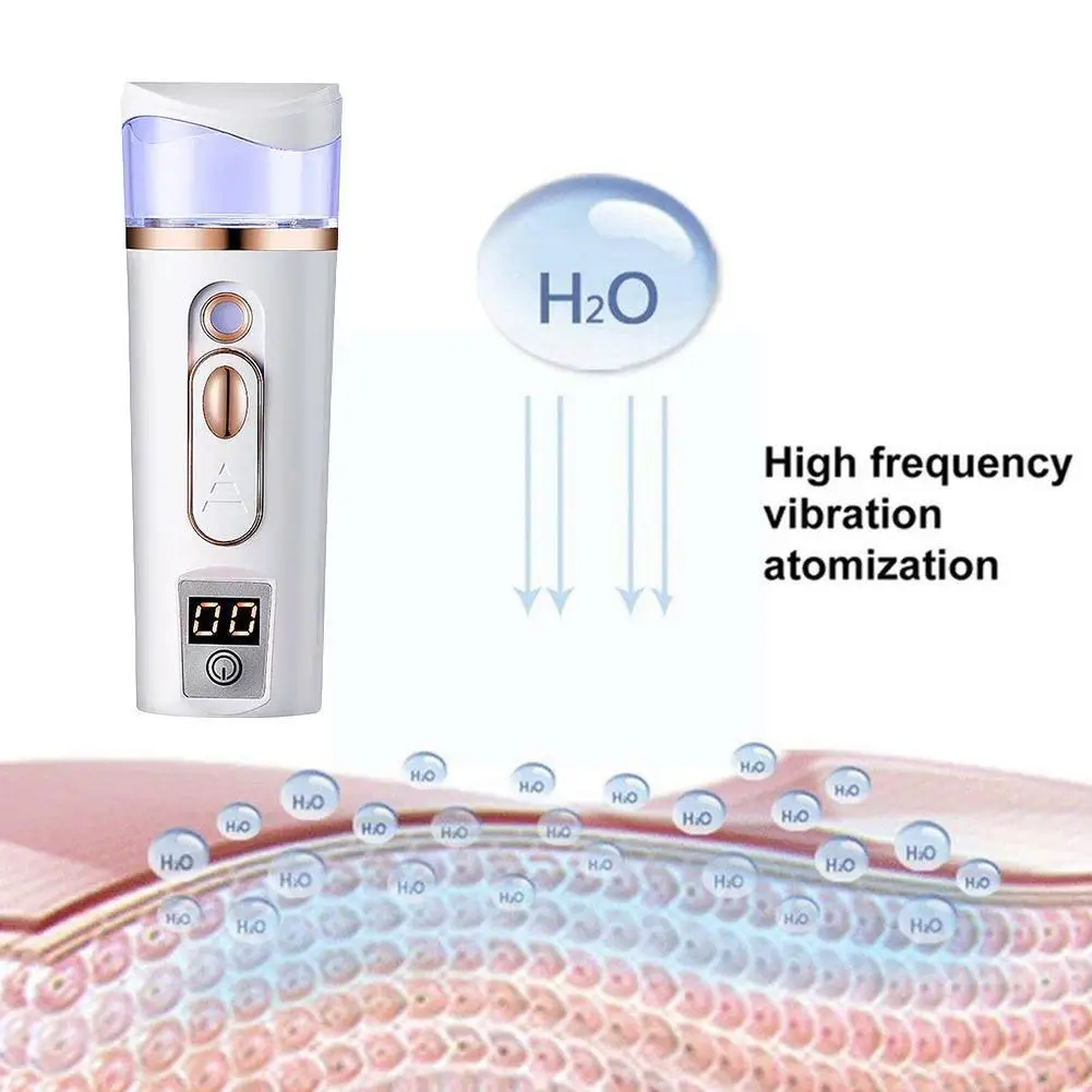 

2021 миниатюрный распылитель для наращивания ресниц, увлажнитель для лица, спрей для воды, пополнение, уход за кожей с паром, гидратация P1x0