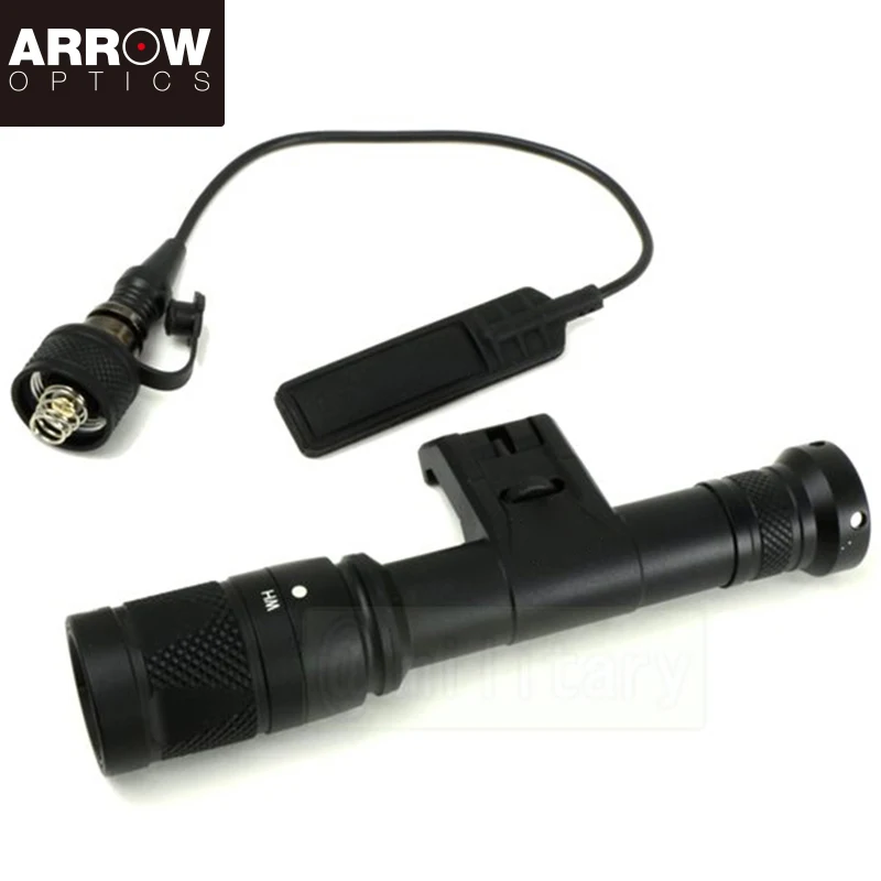 

Hunting Flashlight Weapon Light Tactical Waterproof LED Lamp Scope Mount Flashlight