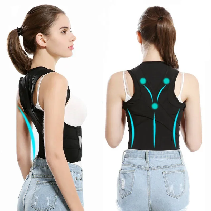 

Adjustable Back Posture Corrector Vertebrae Back Correction Belt Therapy Corset Adult Clavicle Spine Back Shoulder Lumbar Brace