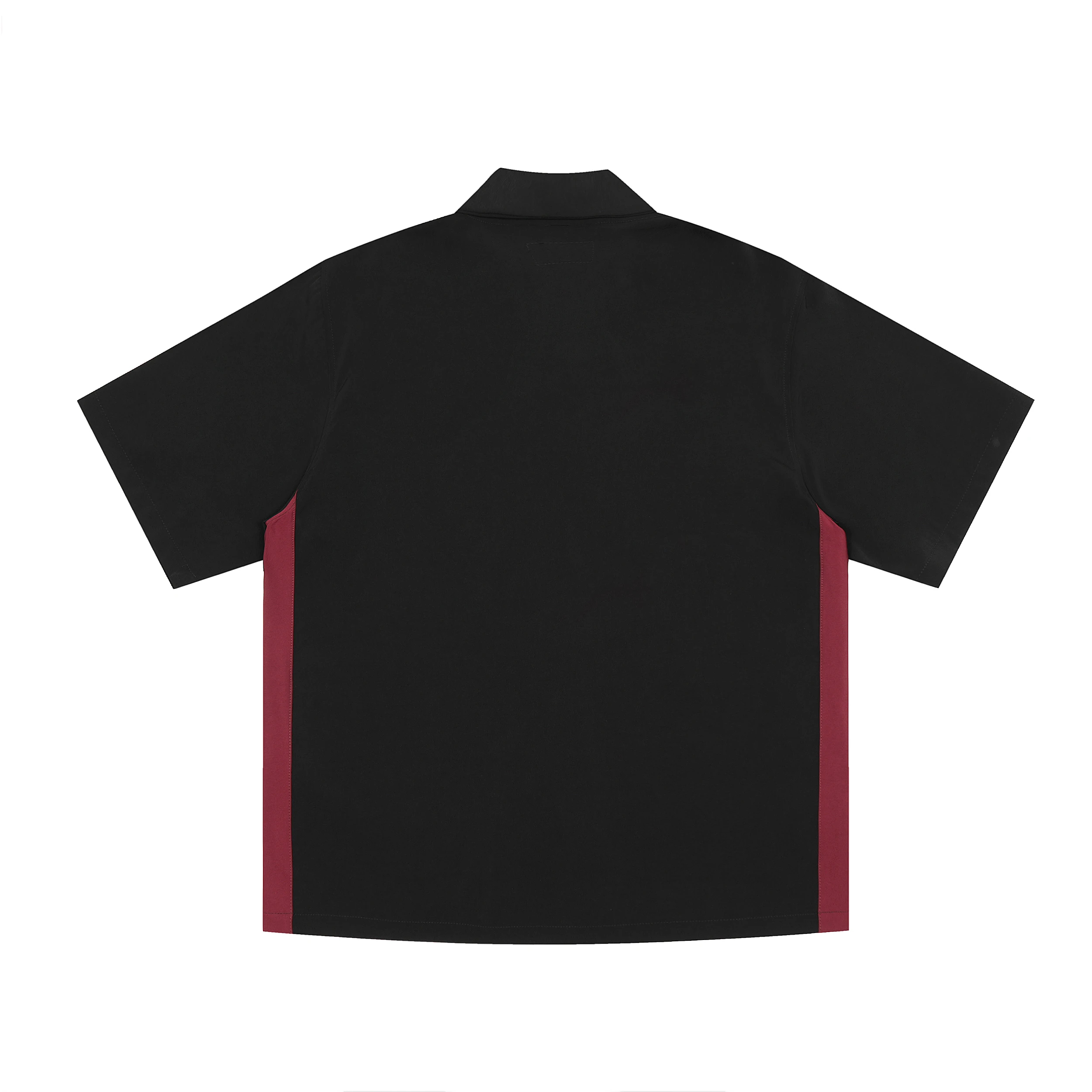 Oversized Black Needles Embroidery Butterfly Lapel Shirts Men Women 1:1 Top Quality AWGE Shirt Short Sleeve Tees Inside Tag