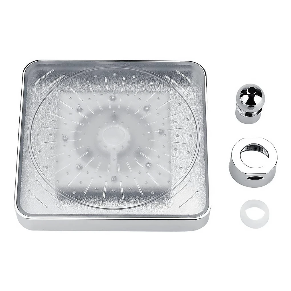 

Creative Led Shower Head Colorful Head Bathroom 7 Colors Changing LED Shower Faucet Water Glow Light Water Saving Adjustable NEW