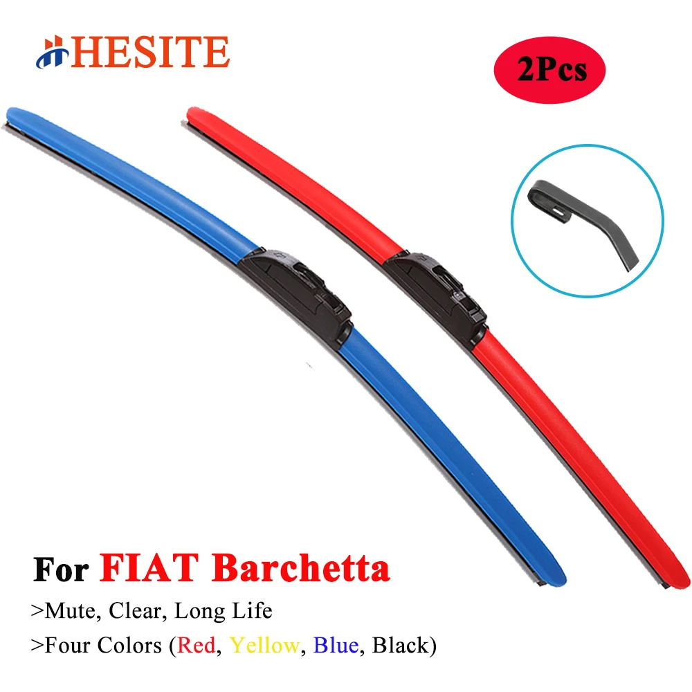 

HESITE Colorful Windshield Wiper Blades for FIAT Barchetta Convertible 183 1995 2000 2001 2002 2004 2005 Car Accessories Gadgets
