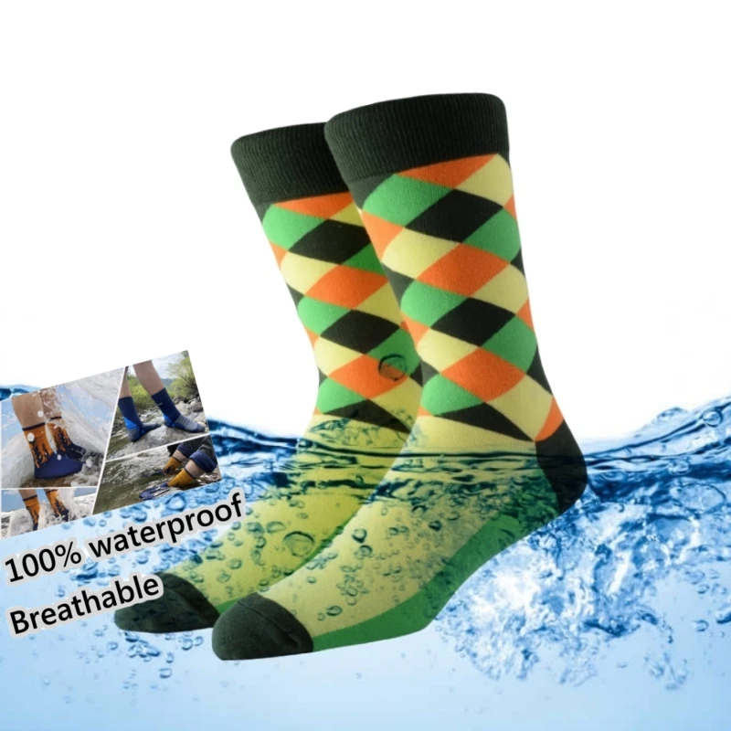 

Waterproof Socks Sweat-wicking Warm Breathable Hiking Wading Skiing Cycling Unisex Outdoor Sports Socks