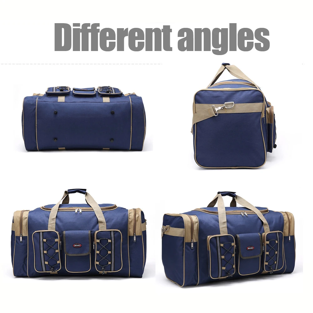 Водонепроницаемая нейлоновая сумка для багажа 70 л спортзала большая дорожная