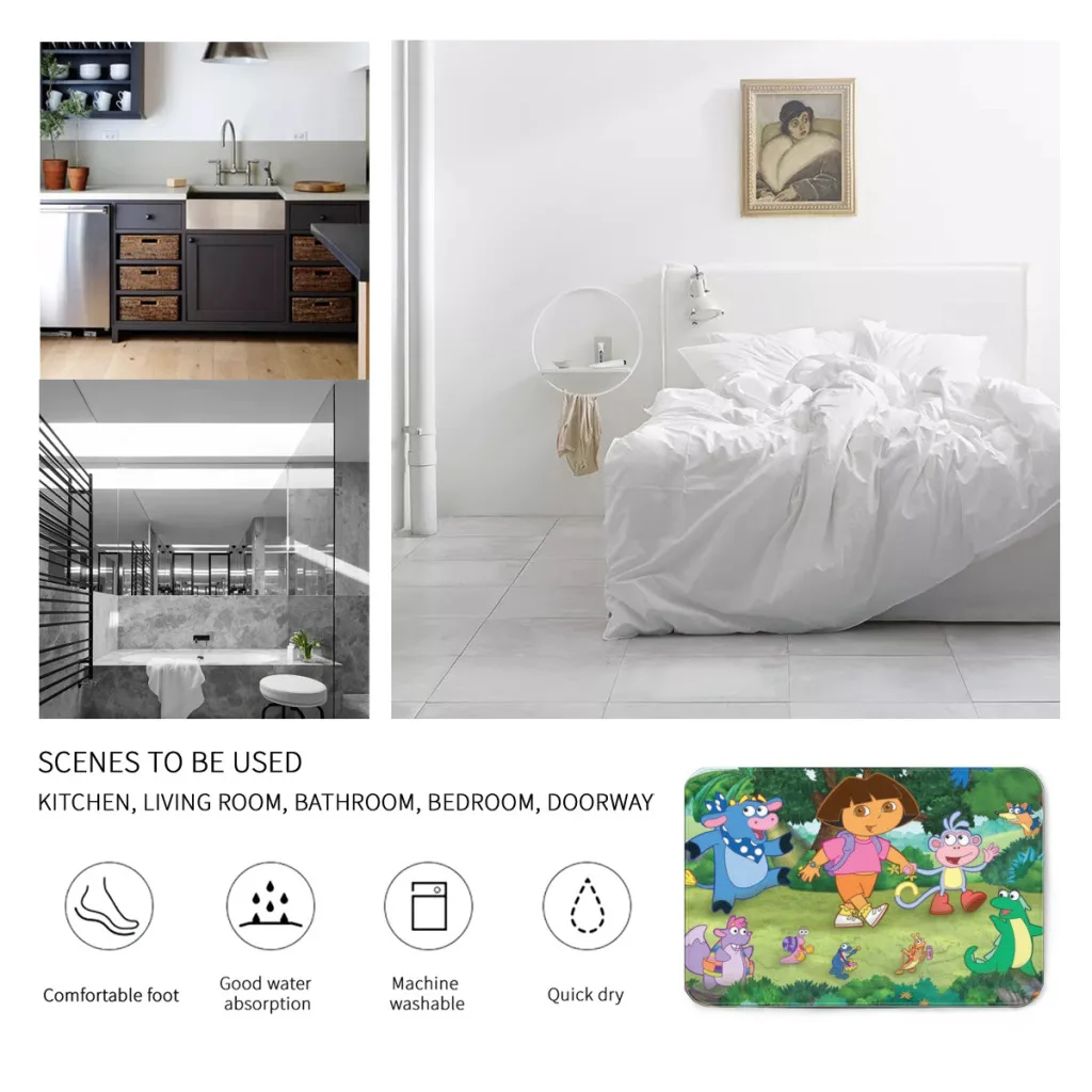 Ковер для спальни ванной комнаты ковер D-oraa приключения детей девочек гостиной