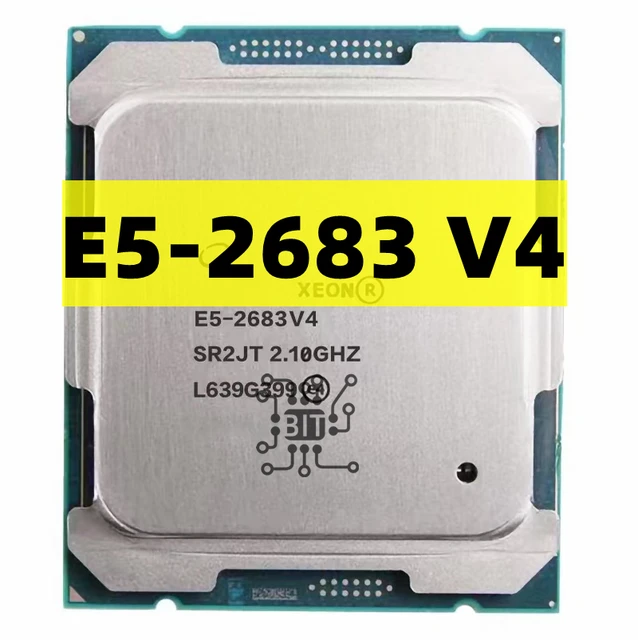 Used Xeon E5-2683 v4 E5 2683 v4 E5 2683v4 2.1 GHz sixteen cores SR2JT 40M 120W 14nm LGA 2011-3 CPU Processor Free Shipping 1