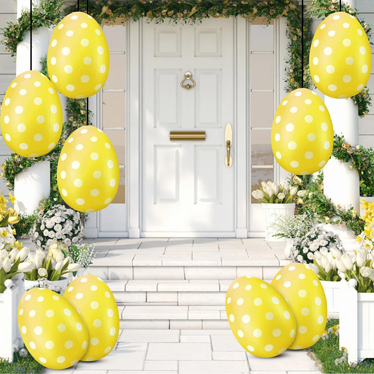 24-дюймовые надувные пасхальные яйца гигантские наполняемые красочные