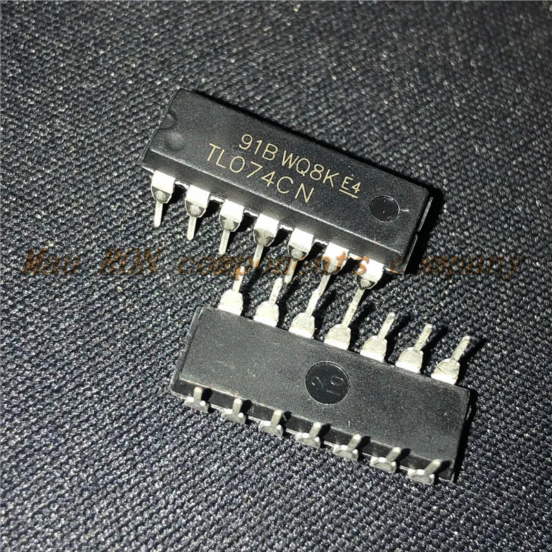 

10 шт./лот TL074CN DIP14 TL074 DIP-14 новая Оригинальная фотография