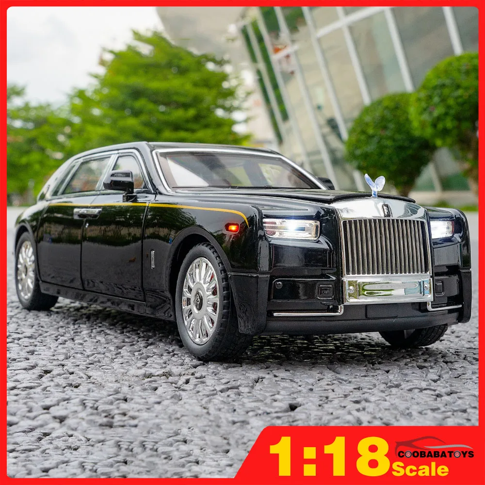 

Scale 1/18 Big Size Phantom Metal Diecast Alloy Toy Car Model Trucks For Boys Children Kids Toys Vehicles Hobbies Collection