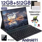 Смартфон Snapdragon 845, Android 11, 12 + 512 ГБ, 10,1 дюйма, 4K