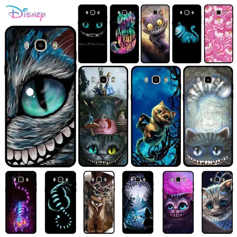 

Disney Alice in Wonderland Cheshire Cat Phone Case for Samsung J 4 5 6 7 8 prime plus 2018 2017 2016 J7 core