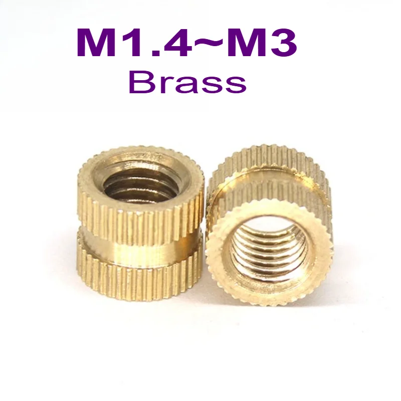 

Латунные двухпроходные гайки M1.4 M1.6 M2 M2.5 M3