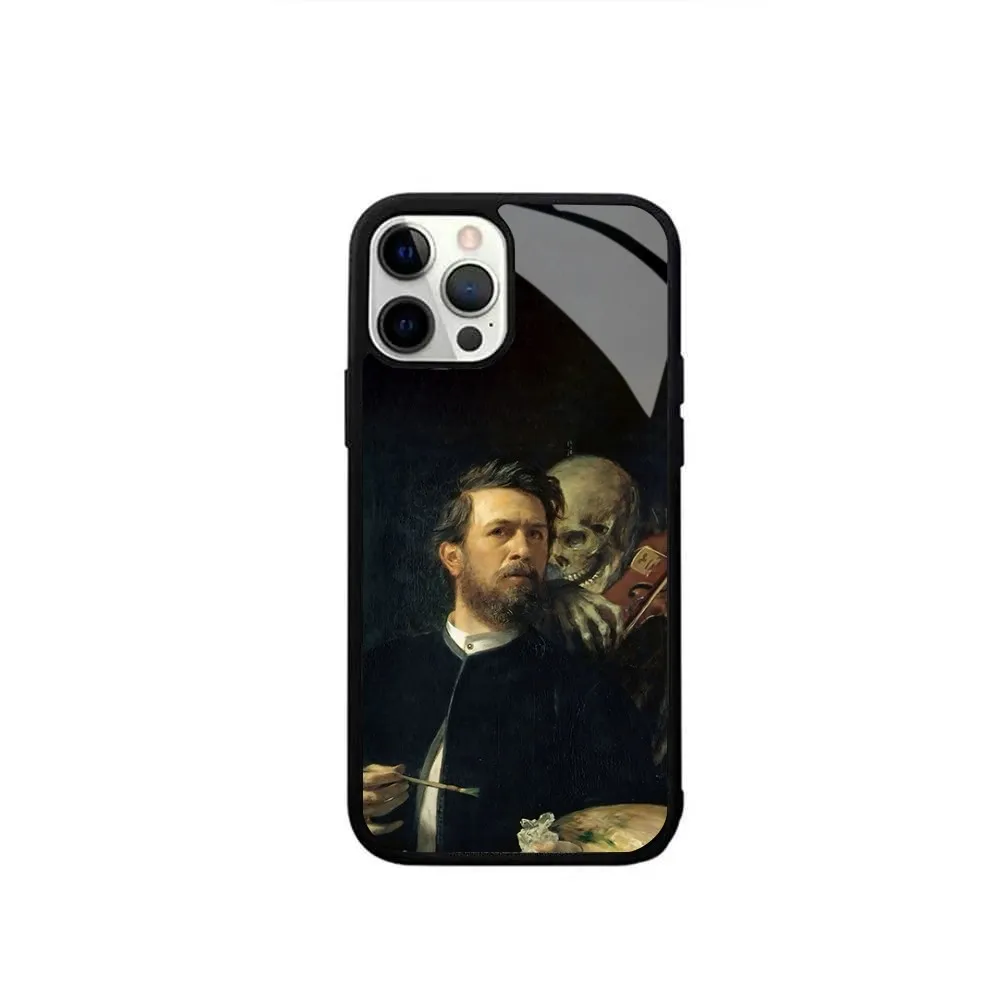 Чехол для IPhone 16 15 14 13 Pro Max 11 12 Mini Alex с зеркалом беспроводной зарядки