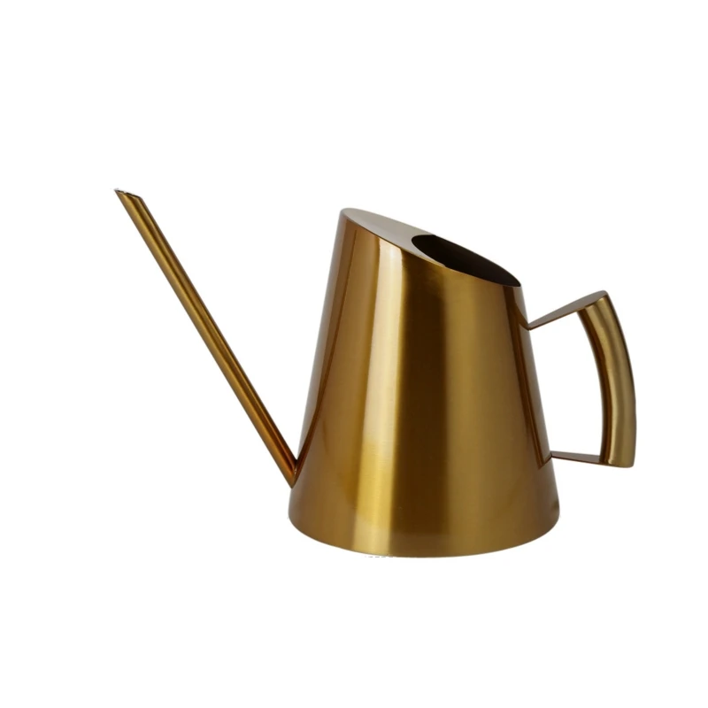 

A0KE 400/900/1500ml Stainless Steel Long Spout Watering Cans Long Mouth Plant Kettle