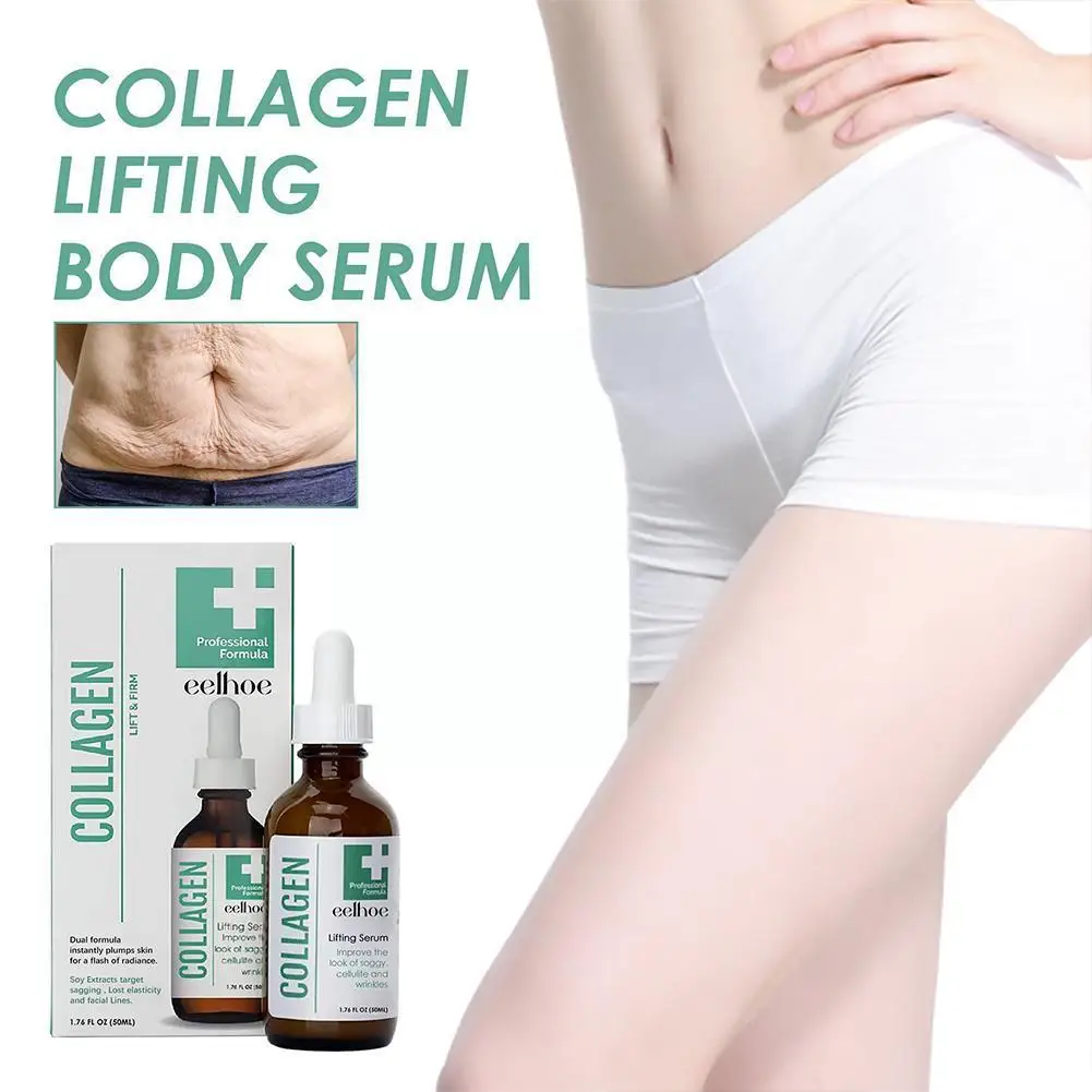 

Collagen Lifting Body Oil Beauty Oil or Arm Breast Butt Thigh Belly Firming Burner Neck Fat Skin Body Shaping Cellulite Rem H1T4