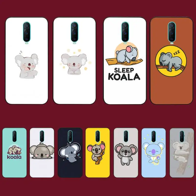 

Yinuoda Cartoon Koala Phone Case for Vivo Y91C Y11 17 19 17 67 81 Oppo A9 2020 Realme c3