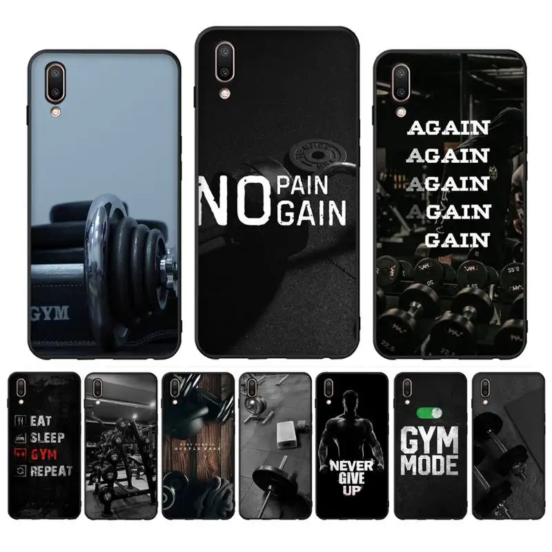 

Gym Phone Case for Vivo Y91C Y11 17 19 17 67 81 Oppo A9 2020 Realme c3