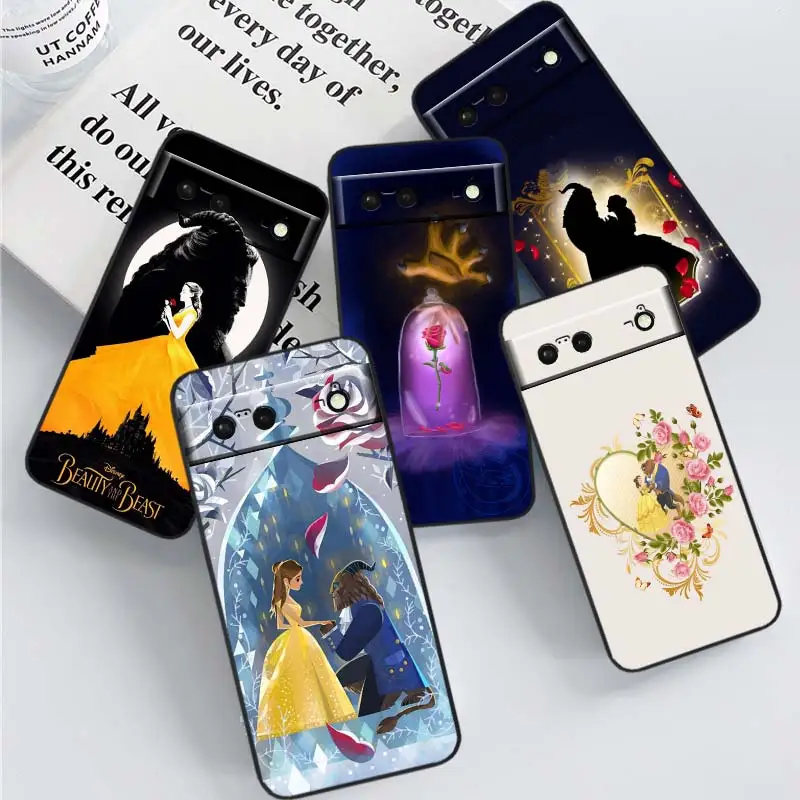 

Hot Beauty And The beast Phone Case For Google Pixel 8 7A 7 6 Pro 6A 5A 5 4 4A XL 5G Black Shell Soft TPU Cover Coque Capa