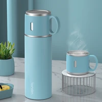 tea travel mug thermos stainless steel portable luxury large capacity vacuum flask with lid garrafa termica drinkware