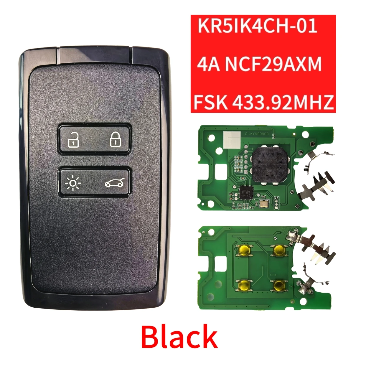 

Sunshine для дистанционного управления Megane 4 карты Megana 4 ключа талисман Kadjar ключ Espace 5 ключей Megane IV KR5IK4CH-01 433 МГц 4A чип PCF29AXM