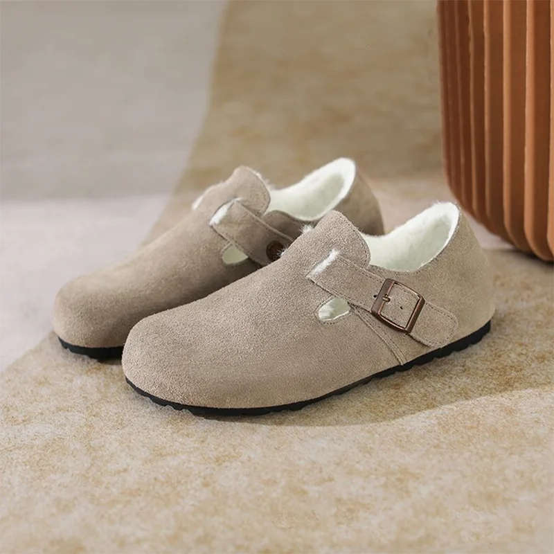 Новая женская обувь из матовой кожи с защитой от бархата и мягкой поверхностью