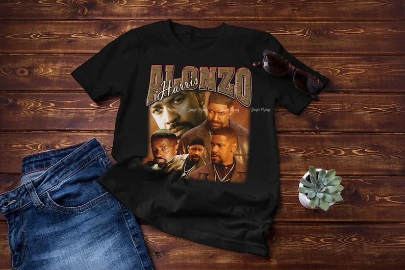 Ограниченная футболка Alonzo Harris идея подарка подарки для мужчин и женщин
