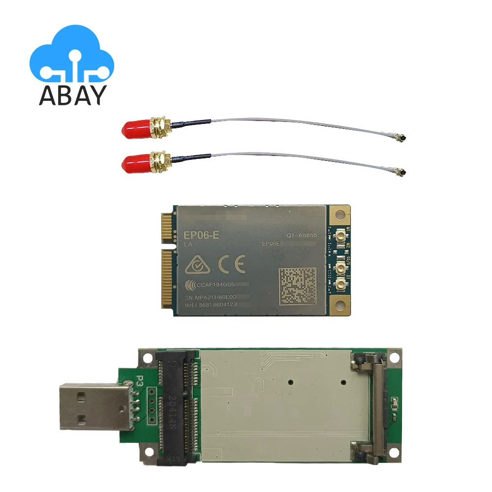 Quectel EP06-E Mini PCIe EP06ELA-512 IoT/M2M-optimized LTE-A Cat 6 Module With USB Adapter SIM Card Sot Support Openwrt Mikrotik