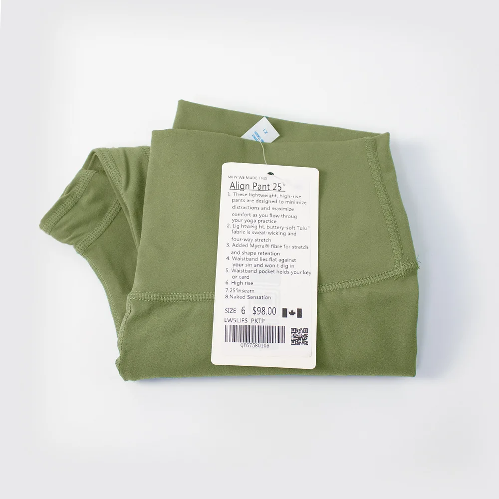 Рисунок 5 - Женские леггинсы lulu с логотипом без Т-образной линии