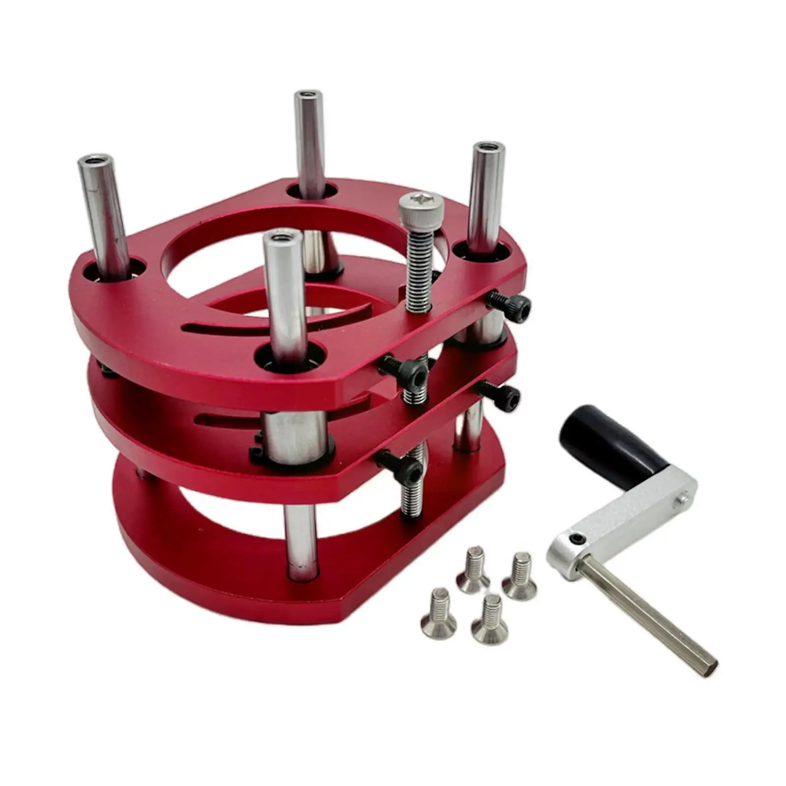 

Router Lift For 65mm Diameter Motors Woodworking Inverted Lifting Base Electric Wood Mill Trimming Chamfering Washing Table Y8f5