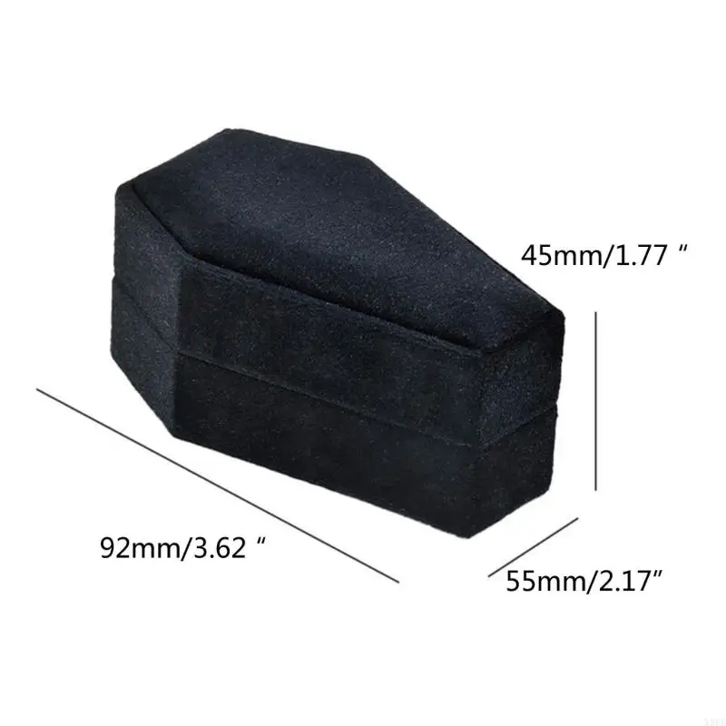 X9fd Velvets Rong Кольца шикарные украшения контейнер с гробными кольцами коробка для