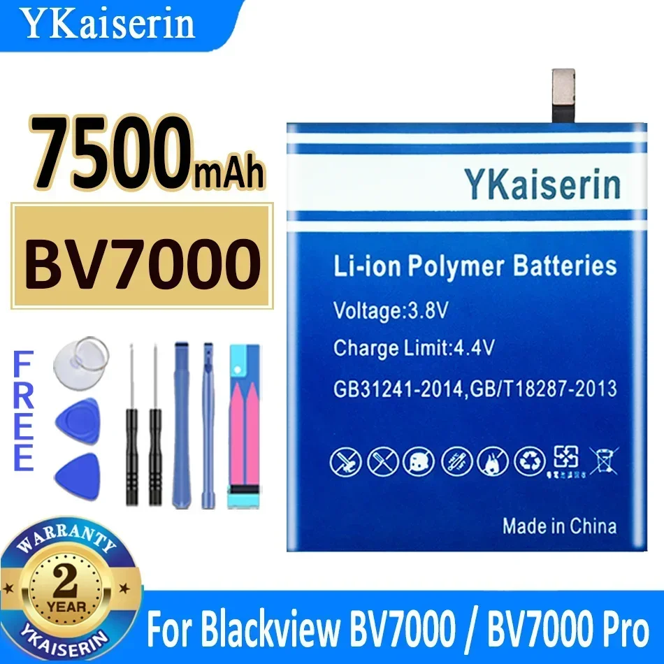 Аккумулятор YKaiserin для Blackview BV6000S BV7000 BV8000 BV9000 BV9500 Pro Batteria