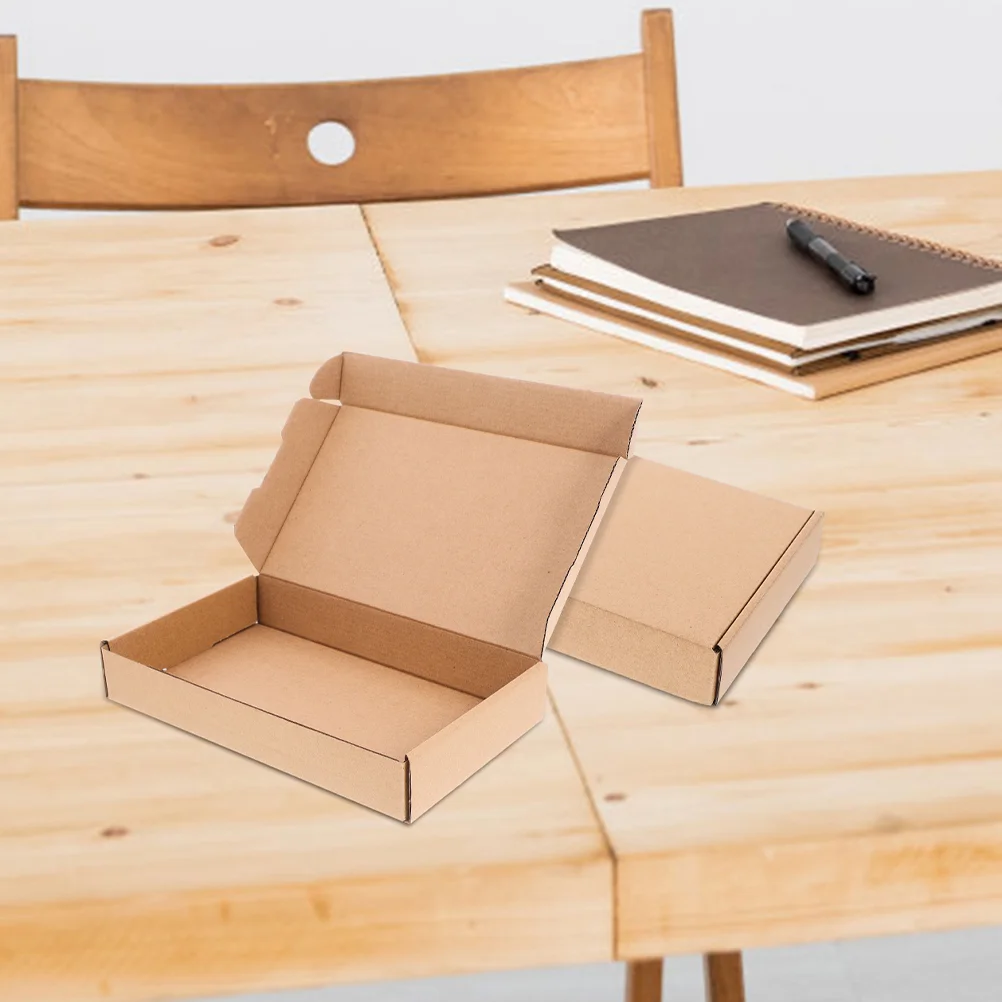 10 шт. коробки для упаковки малого бизнеса Cajas De Carton крафт-бумага