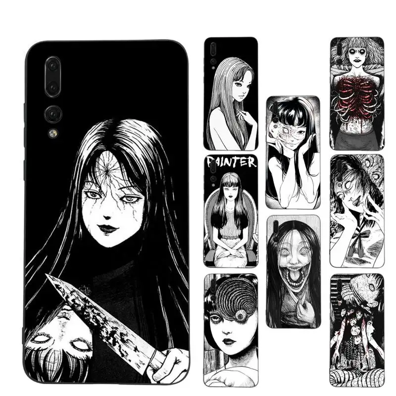 

TOPLBPCS Horror Comic Tomie Phone Case for Samsung A51 A30s A52 A71 A12 for Huawei Honor 10i for OPPO vivo Y11 cover