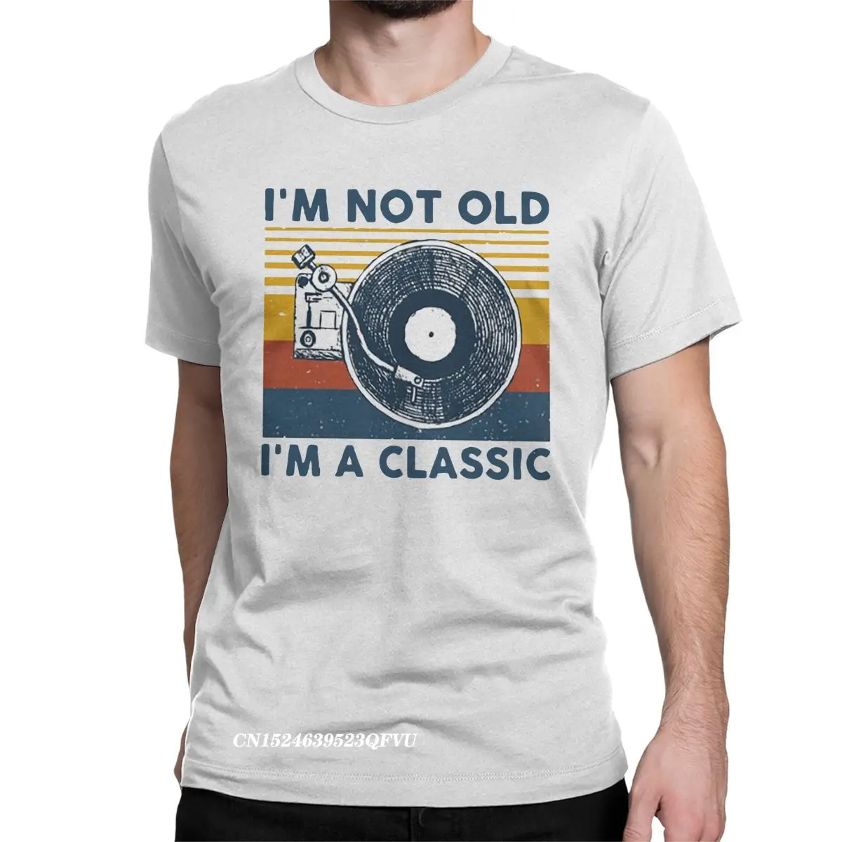 

Vintage Dj I'm Not Old I'm A Classic T-Shirts Men Women Tops T Shirts Funny Gifts For Music Lover Harajuku Tees Printed Tops