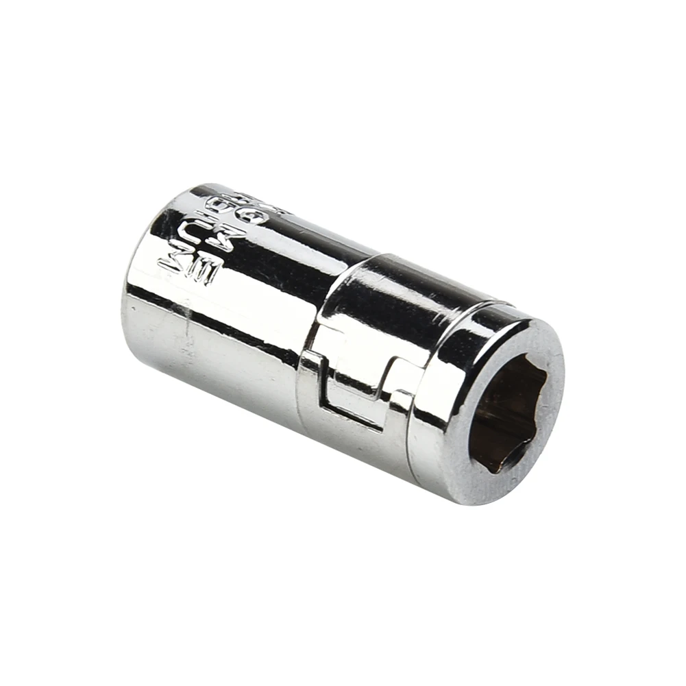 

1/4 Square Drive To 1/4 Hex Shank Impact Socket With 1/4 Drill Socket Adapter Impact Drive Quick Change Chucks Converter 1 Set