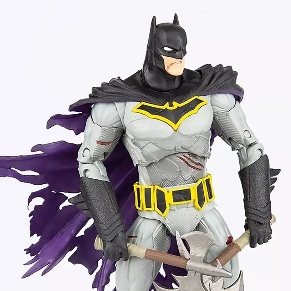 

McFarlane Bat Man Battle Damage DC Comics Toys Movies and TV Action Figure Model Present Anime
