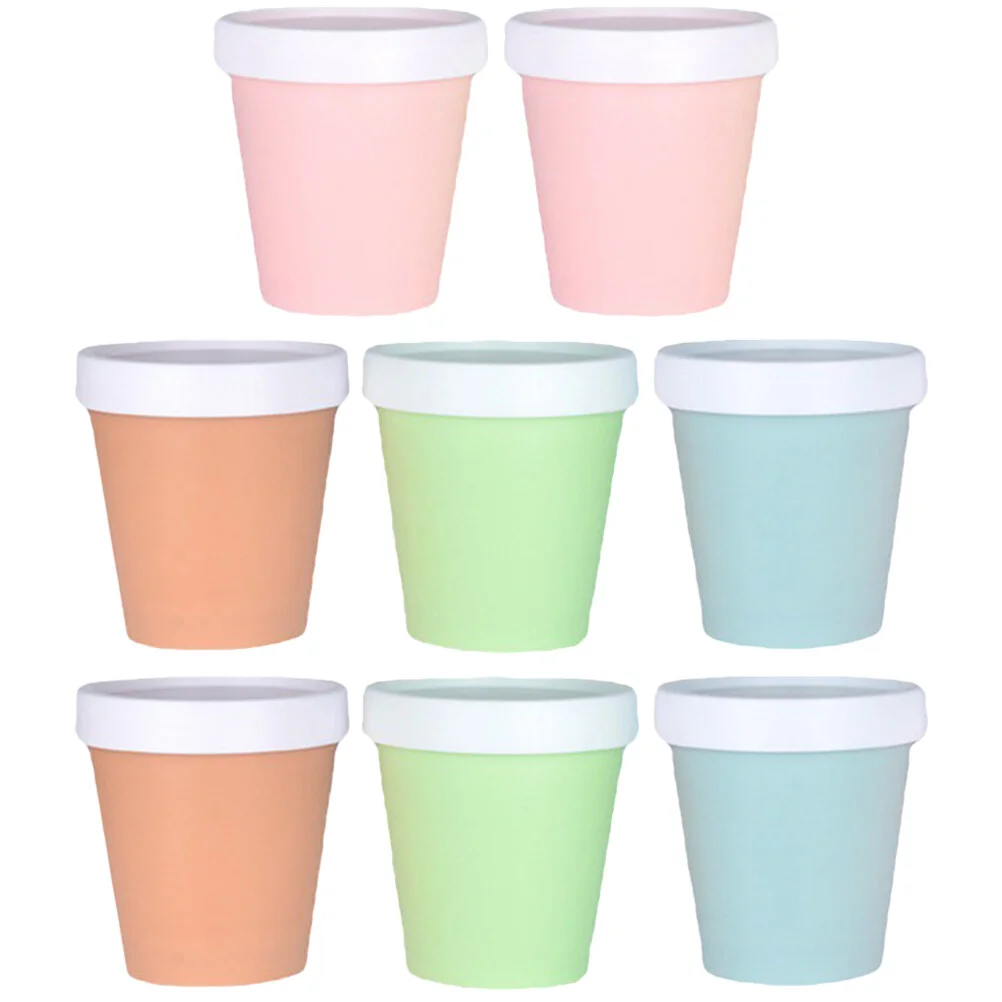 

8 шт., пластиковые контейнеры для мороженого