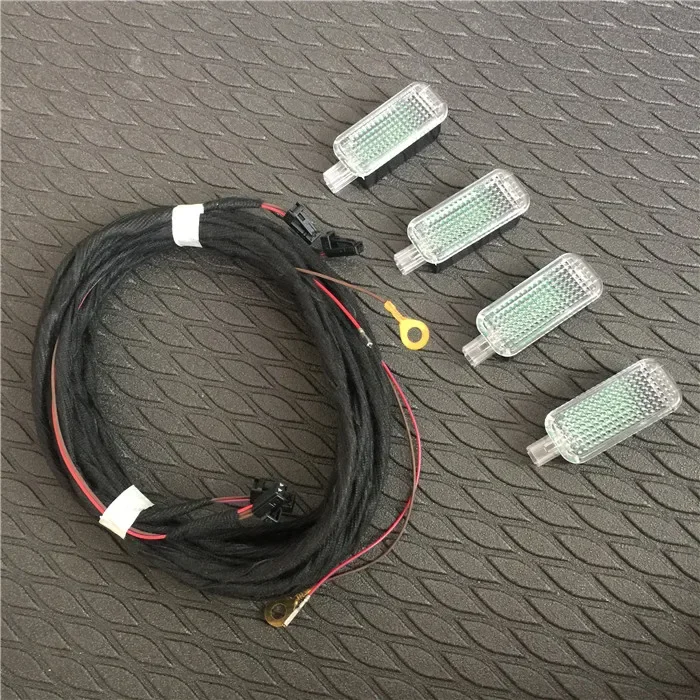 

1 комплект для Audi A4 A5 B8 B8K B9 Q3 Q5 A6 светодиодный foot