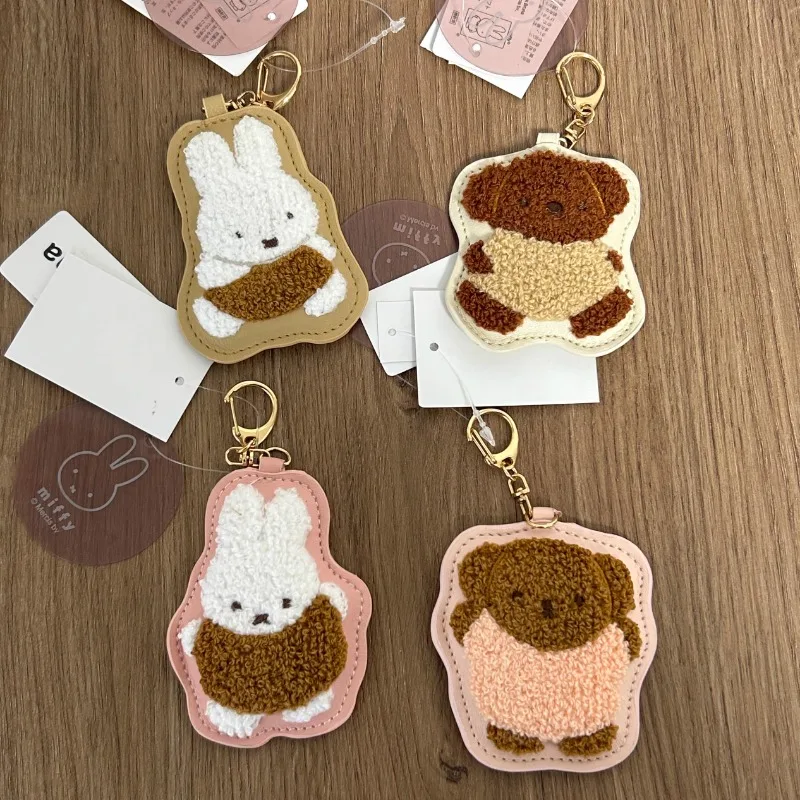 Брелок с рисунком Miffy Rice милый кролик и медведь вышивка японская сумка для